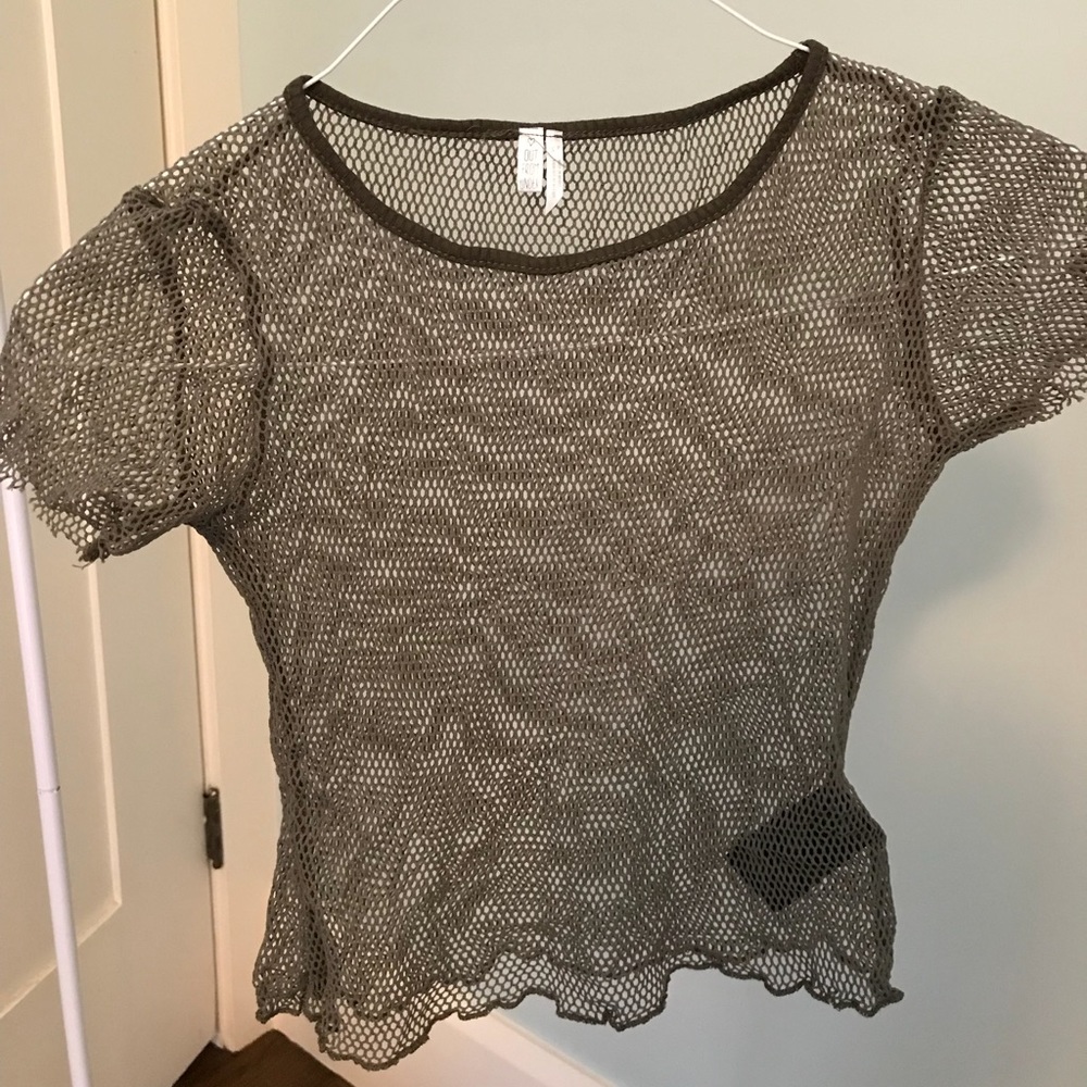 Urban outfitters fish net tee